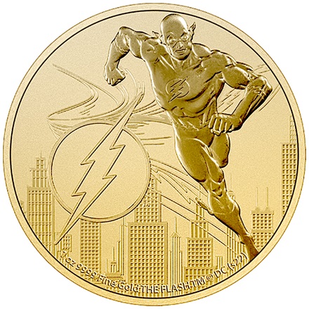 Gold The Flash 1 oz - DC Comics